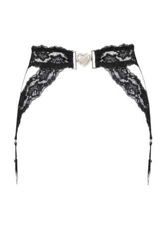 Porte-jarretelles en dentelle avec cœur décoratif - Cottelli